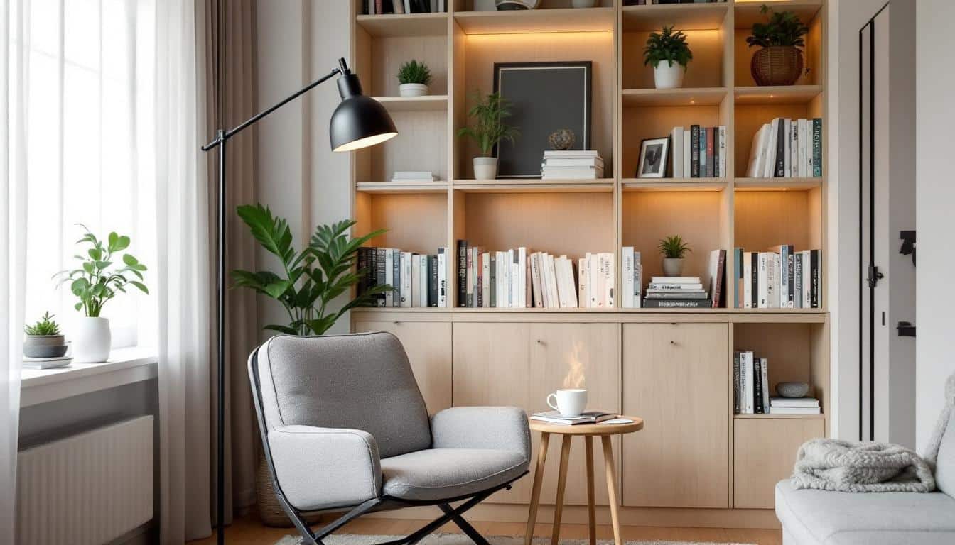 découvrez des astuces pratiques pour aménager un coin lecture discret et confortable, même dans les petits espaces. profitez d'idées adaptées pour créer un espace détente cosy et fonctionnel chez vous.